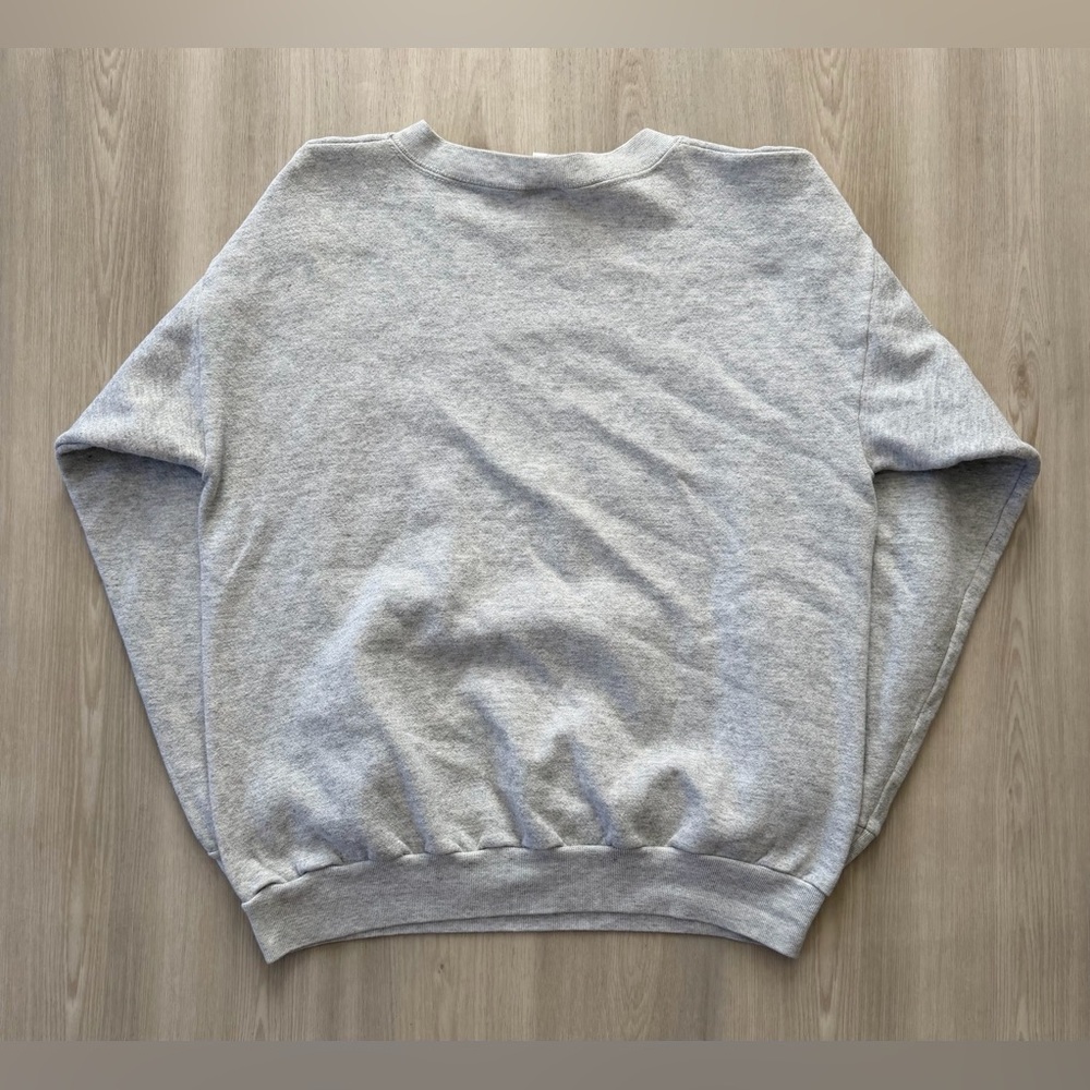Vintage 90s Texas Gray Wolf Graphic Sweater Sz XL Nature Outdoors - Picture 6 of 6